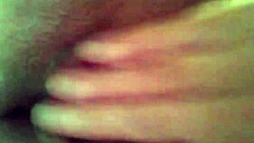 hey watch my horny latina wife finger her shaved pussy till she squirts hard