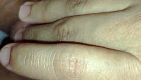 this brazilian teen amateur rubs herself hard in lingerie pov