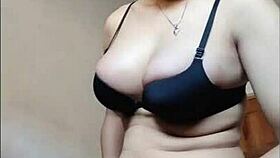 Watch this young shemale stroke her big cock solo till she cums hard