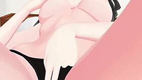 Luna's giantess mmd welcomes surprise tiny visitors! 😲👣