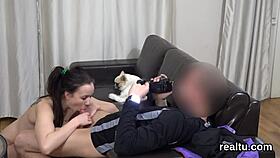 Adorable Czech Teased In Shop Before Surprise POV Poking