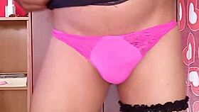 wanna see me dance in shiny pink thong?