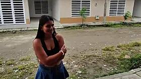 convinced party latina to skip uber for home fun instead 😏👙