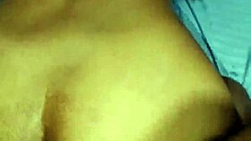 Pounding wife's sloppy pussy with huge saliva cock!