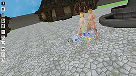 check out horny shemale ladyboy with big ass and cock in oiled anal game cage