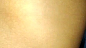 Pounding wife's sloppy pussy with huge saliva cock!