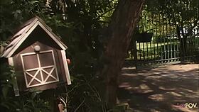 Two blondes enjoy wet playtime with hot Asian friend