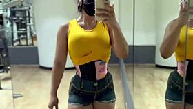 Colombian Gym Outfit Beauty Display