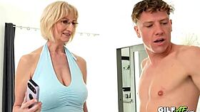 I love pounding granny Morgan Shipley with my monster cock so hard!