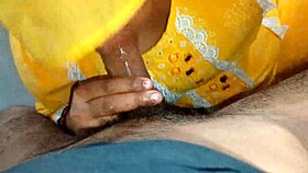 neha bhabhi grabs that big dick, sucks it hard, and takes the hot cumshot right in her mouth