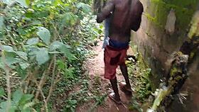 wanna join me for oiled sex with plantain right here in the garden babe?