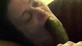 My mouth on this big black cock feels amazing as I deepthroat lick those balls