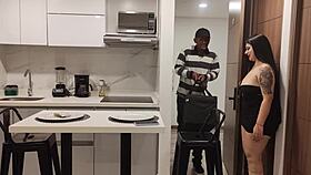 Curvy Colombian Babe's Big Ass Payment Leads to Hard Fuck and Mouth Cumshot!