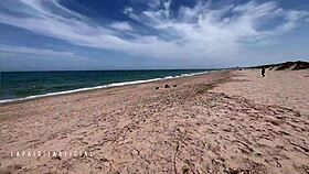 Big ass paisita shakes booty on beach fulfilling your dirty wank dream?