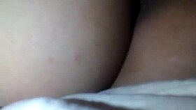 Black bull slaps huge BBC on wife's pussy then pounds deep in intense POV cuckold creampie