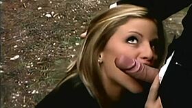 stepping out car for hood ass pounding deepthroat interracial cumshot blast