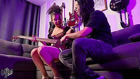 A Naughty Latina Student Caught Riding in Steamy POV