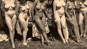 do hairy vintage sluts crave interracial cocks outdoors?