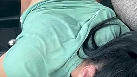 new year starts with hot cum dripping down bent over face