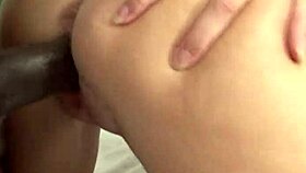 fucking this beauty brunette milf with big tits and shaved pussy