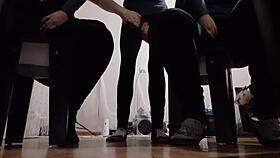 While I masturbated to my girlfriends they masturbated back to me intensely