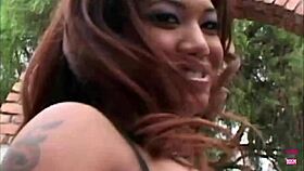 Brunette beauty, want your small tits filled with double cum?