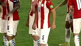 whoa check those bulging soccer cocks paraguay vs colombia sexy action