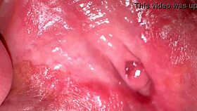 amateur shaved pink pussy close-up 336 days post virginity loss