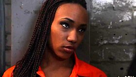 Suggestive cuffed redhead licked deep in pussy and ass by brunette