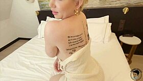 Huge Tits Blonde Slams Hotel Neighbor's Cock Wildly!