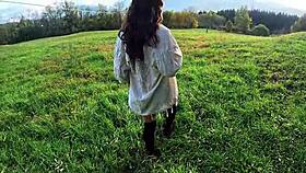 i strip naked in nature as neighbors watch me