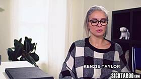 Kenzie Taylor seduces couple with teen Asian in wild anal pussy licking threesome