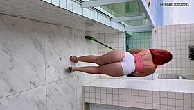 i hired her and that teasing ass in shorts drove me wild