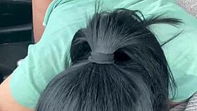 new year starts with hot cum dripping down bent over face