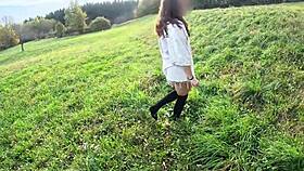 i strip naked in nature as neighbors watch me