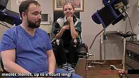 in the fetish hospital ava siren plays guinea pig patient spreading her gaping pussy for wild nurse play