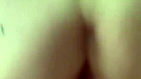 best friend bends her over for intense fuck ending in deep creampie