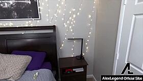 bella rolland whispers to alex legend, creampie my tight pussy now.