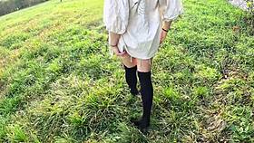 i strip naked in nature as neighbors watch me