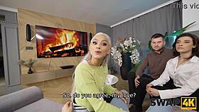 whoa, huge cock ravages two colombian wives in hot swap