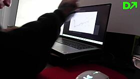 Sexy tattooed student skips trading for rough homemade pussy gaping fuck