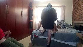 bigjoefuckalot nails curvy tattooed neighbor with dirty talk banana play