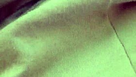 Milf fingers pussy to orgasm wearing pajamas