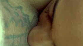 Mature Milf Deepthroats Young Stud's Huge Cock Boldly