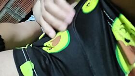 Watch this curvy 18yo strip teasing on video call