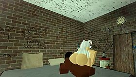 FUCKING THIS HORNY MONSTER COCK SLUT IN ROBLOX COLLAB!