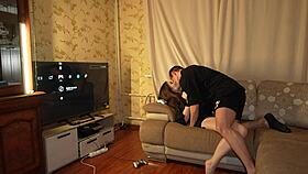 sexy cop shows up and gets her tight ass pounded doggystyle rough