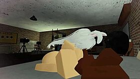 FUCKING THIS HORNY MONSTER COCK SLUT IN ROBLOX COLLAB!