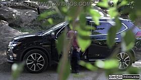 Petite GF Screams Ecstasy from Brutal Outdoor Anal Pounding!