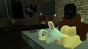 FUCKING THIS HORNY MONSTER COCK SLUT IN ROBLOX COLLAB!